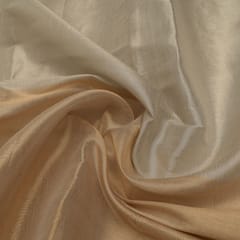 Dyeable Gold Color Chanderi Tissue Zari Fabric