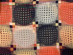 MultiColour Abstract Chiffon Fabric