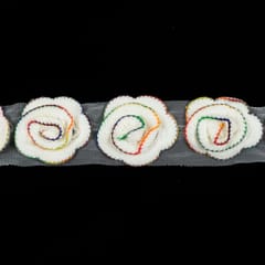 White Dyeble Cotton Lace fabric