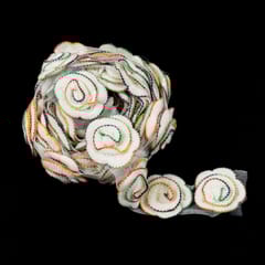 White Dyeble Cotton Lace fabric