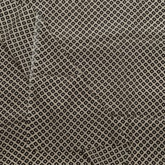 Black and White Color Bamber Crepe Digital Printed Fabric