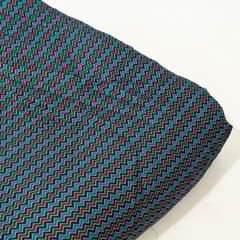 Blue Color Modal Satin Digital Printed Fabric