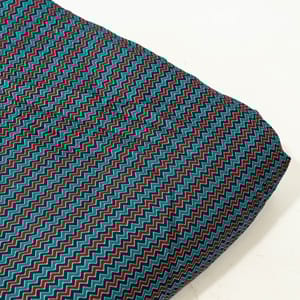 Blue Color Modal Satin Digital Printed Fabric