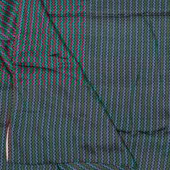 Blue Color Modal Satin Digital Printed Fabric