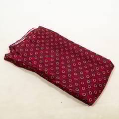 Majenta Color Modal Satin Digital Printed Fabric