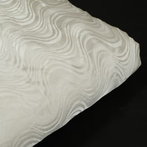 Dyeable Viscose Crepe Jacquard Fabric