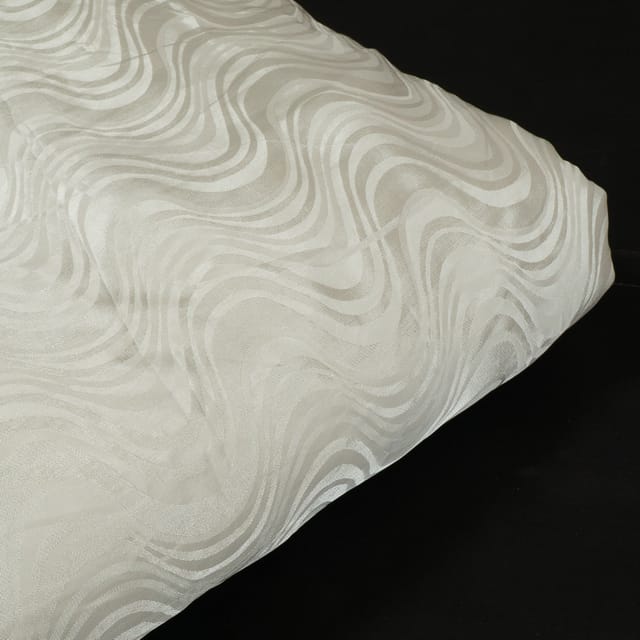 Dyeable Viscose Crepe Jacquard Fabric