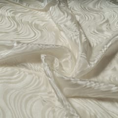 Dyeable Viscose Crepe Jacquard Fabric