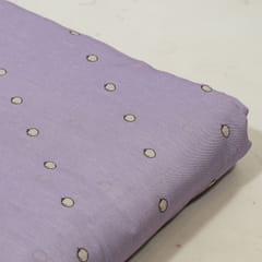 Lavender Color Viscose Linen Digital Printed Fabric