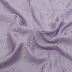 Lavender Color Viscose Linen Digital Printed Fabric