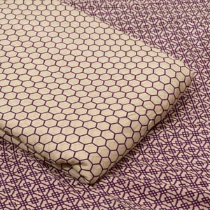 Purple Color Muslin Digital Printed Set (5 Mtr.)