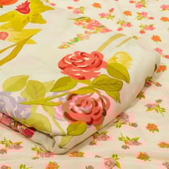 Pink Color Muslin Digital Printed Set (5 Mtr.)