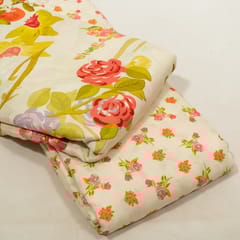 Pink Color Muslin Digital Printed Set (5 Mtr.)