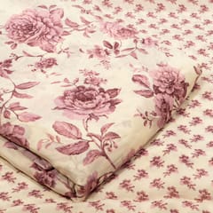 Mauve Color Bamber Crepe Digital Printed Set (5 Mtr.)