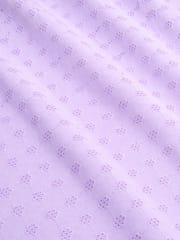 Lavender daisy  Pattern Schiffli Embroidered Fabric