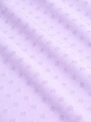 Lavender daisy  Pattern Schiffli Embroidered Fabric