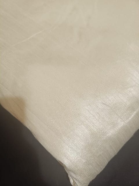 White dyeable Semi Raw Silk fabric (Bhagalpuri silk)