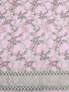 Pink  Colour Rangoli Silk fabric