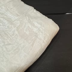 White Dyeable Viscose Glass Organza fabric