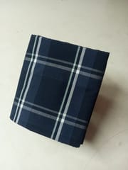 Navy Blue Plain Weave Yarn Dyed Cotton Fabric