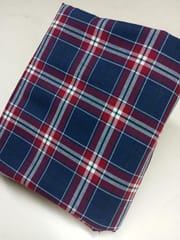 Multicolor Checks Twill Weave Yarn Dyed Cotton Fabric