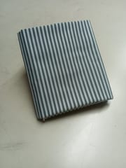 Olive Stripes Plain Weave Yarn Dyed Cotton Fabric