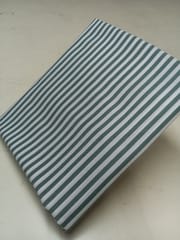 Olive Stripes Plain Weave Yarn Dyed Cotton Fabric