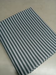 Olive Stripes Plain Weave Yarn Dyed Cotton Fabric