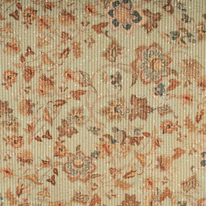 Green Colour High Quality Velvet Printed Fabric