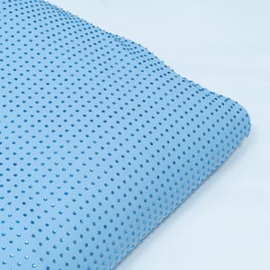 Blue Color Satin Lycra Fabric