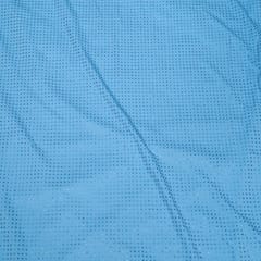 Blue Color Satin Lycra Fabric