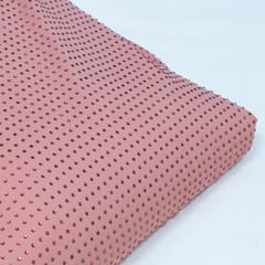 Pink Color Satin Lycra Fabric