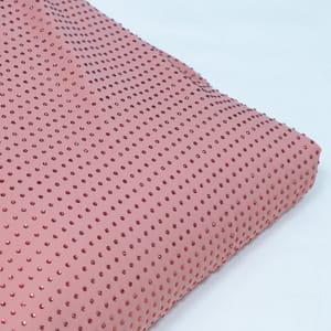 Pink Color Satin Lycra Fabric