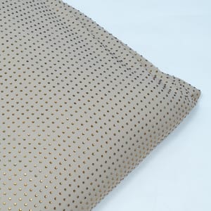 Beige Color Satin Lycra Fabric
