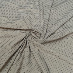 Beige Color Satin Lycra Fabric