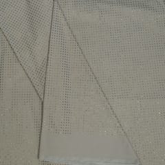 Beige Color Satin Lycra Fabric