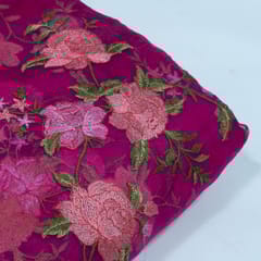 Rani Color Pure Organza Embroidered Fabric