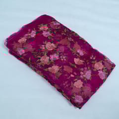 Rani Color Pure Organza Embroidered Fabric