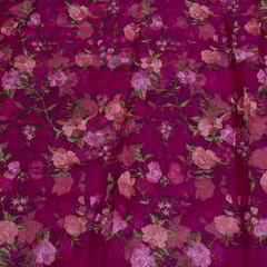Rani Color Pure Organza Embroidered Fabric