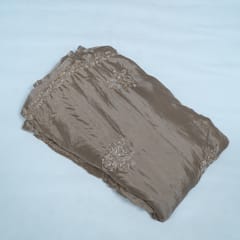 Mouse Color Chinon Chiffon Embroidered Fabric