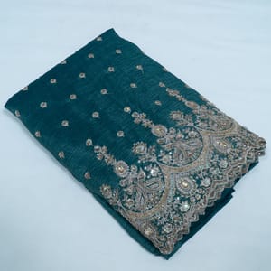 Sage Green Jimmy Choo Crush Embroidered Fabric