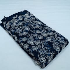 Blue Color Imported Crochet Fabric