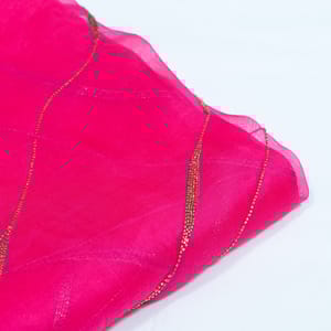 Rani Color Pure Organza Embroidered Fabric