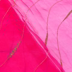 Rani Color Pure Organza Embroidered Fabric