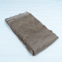 Mouse Color Pure Organza Embroidered Fabric