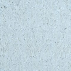 Cream Color Crepe Cutwork Embroidered Fabric