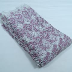 Move Color Crepe Cutwork Embroidered Fabric