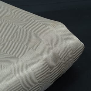 Dyeable Brocade Organza Fabric (1.60meter cut Piece)