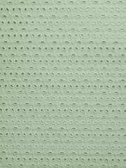 Mint Green six hole Pattern Schiffli Embroidered Fabric