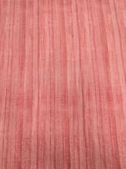 Coral Pink Poly Linen Fabric